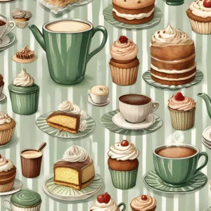 Tecido Tricoline Digital - Doce